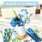 Bendable Blooms Chenille Stem Flower-Making Kit Botanical Blues: Everything You Need to Make a Beautiful Floral Bouquet